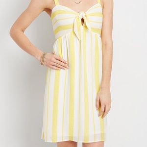 Striped tie summer dress 💕NWT💕